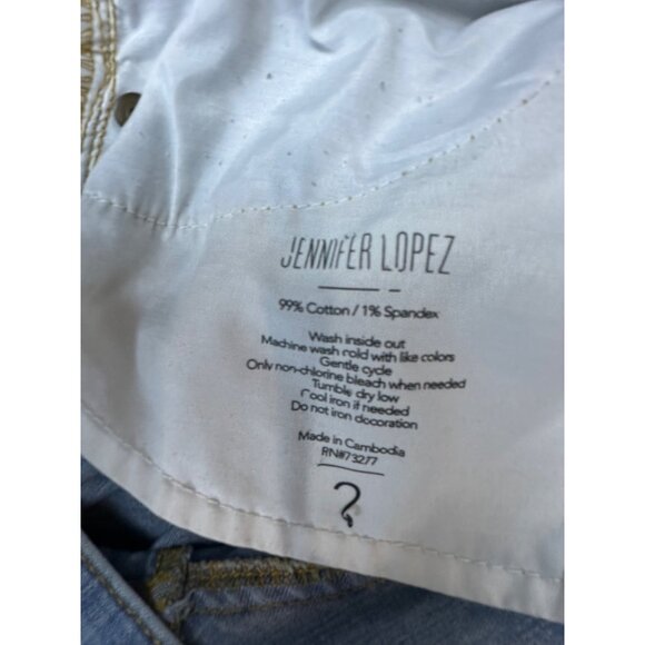 Jennifer Lopez Light Wash Relaxed Boyfriend Straight Leg Jeans Womens Size 2 - Picture 10 of 10